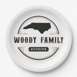 ウッディロゴプレート ペーパープレート