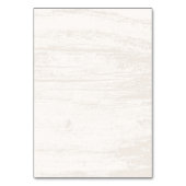 ウッディ モダン テーブル カード (裏面)