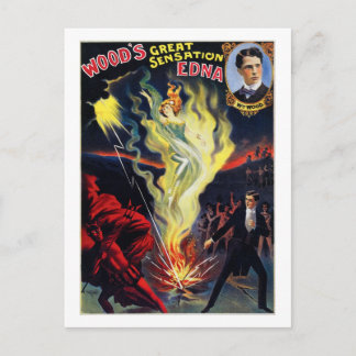 ウッドのセンセーション「エドナ」 ポストカード