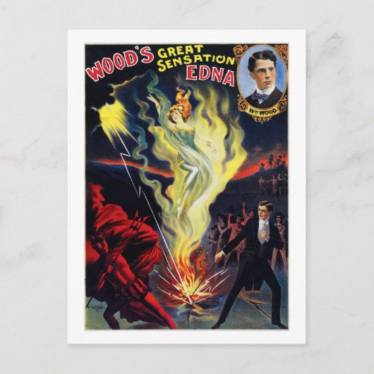 ウッドのセンセーション「エドナ」 ポストカード (正面)