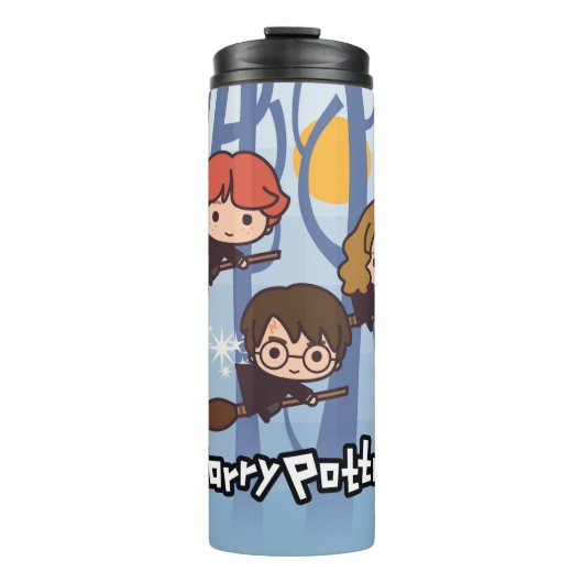 ウッドのハリー、ロン、ハーマイオ飛んでいるーニー タンブラー (正面)