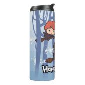 ウッドのハリー、ロン、ハーマイオ飛んでいるーニー タンブラー (回転左)