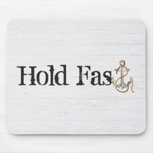 ウッドのファストいかりを保持 マウスパッド (正面)