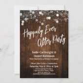 ウッドの灯り ハッピーエバーアフターパーティーレセプション 招待状 (正面)