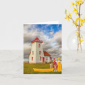 ウッドアイランズライトハウス カード (黄色い花)