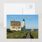 ウッドアイランドライトハウスメインポストカード ポストカード (正面/裏面)