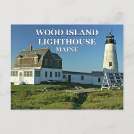 ウッドアイランドライトハウスメインポストカード ポストカード