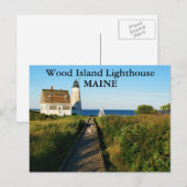 ウッドアイランドライトハウスメインポストカード ポストカード (正面/裏面)