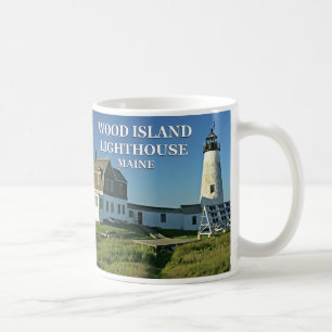 ウッドアイランドライトハウスメインマグ コーヒーマグカップ