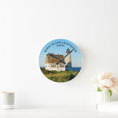 ウッドアイランドライトハウスメインラウンドウォールクロック ラウンド壁時計 (ホーム)