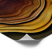 ウッドアカラフルートポスター ポスター (角)