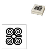 ウッドアディンクラアートスタンプ – Srengthと謙虚 ラバースタンプ (押印)