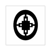 ウッドアディンクラ（インテリジェンス）ゴム印 ラバースタンプ (インプリント)