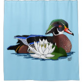 ウッドアヒルの水仙 シャワーカーテン (正面)