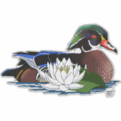 ウッドアヒルの水仙 シール (正面)