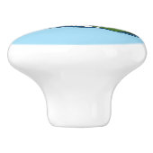 ウッドアヒルの水仙 セラミックノブ (側面)