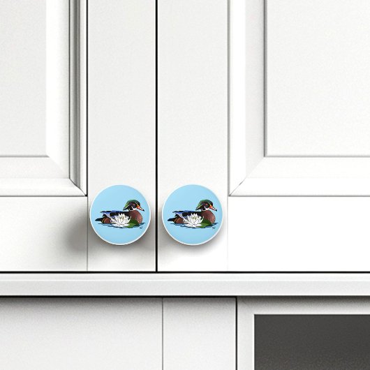 ウッドアヒルの水仙 セラミックノブ