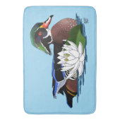 ウッドアヒルの水仙 バスマット (正面縦)