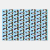 ウッドアヒルの水仙 ラッピングペーパーシート (正面2)