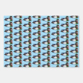 ウッドアヒルの水仙 ラッピングペーパーシート (正面)