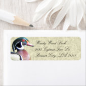 ウッドアヒル住所 シール (インサイチュ)