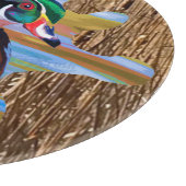 ウッドアヒル切断ボード、アヒル狩りラウンド カッティングボード (角)