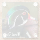 ウッドアヒル ガラスコースター (裏面)