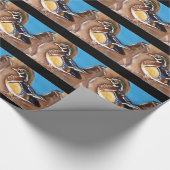 ウッドアヒル ラッピングペーパー (角)