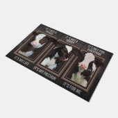 ウッドアマットファームハウスデコール ドアマット (アングル)