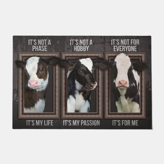 ウッドアマットファームハウスデコール ドアマット (正面)