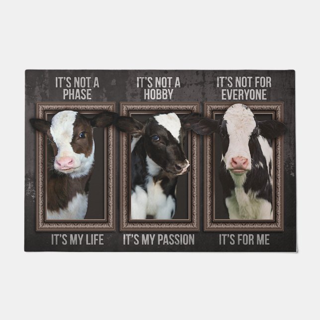 ウッドアマットファームハウスデコール ドアマット (正面)