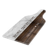 ウッドアンドマーブルホームスイートホームファミリー名 カッティングボード (角)