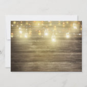 ウッドアンドライ素朴ツガーデンパーティーハウスウォーミング 招待状 (裏面)