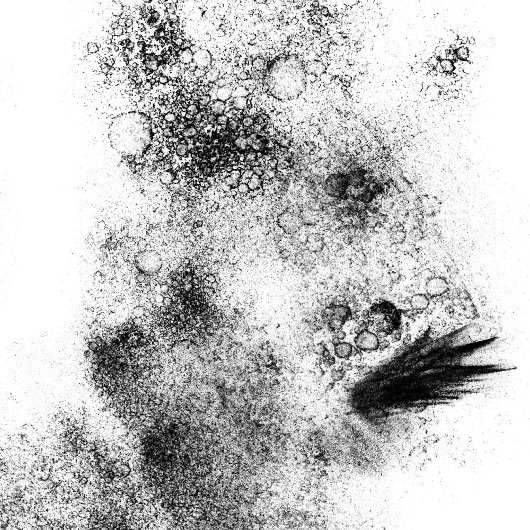 ウッドアートスタンプを染める ラバースタンプ