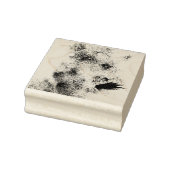 ウッドアートスタンプを染める ラバースタンプ (スタンプ)