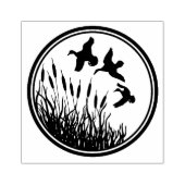 ウッドアートスタンプ/アヒル ラバースタンプ (インプリント)