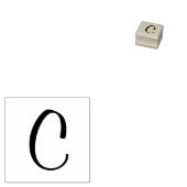 ウッドアートスタンプ/アルファベット ラバースタンプ (押印)