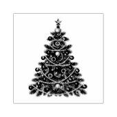 ウッドアートスタンプ/クリスマスツリー ラバースタンプ (インプリント)