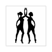 ウッドアートスタンプ/ダンサー3 ラバースタンプ (インプリント)