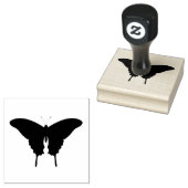 ウッドアートスタンプ/バタフライ ラバースタンプ (押印)