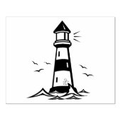 ウッドアートスタンプ/ライトハウス ラバースタンプ (インプリント)