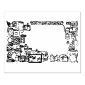 ウッドアートスタンプ ラバースタンプ (インプリント)