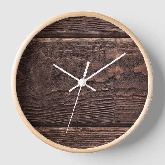 ウッドアート 壁時計 (正面)
