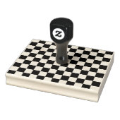 ウッドア市松模様にートスタンプ ラバースタンプ (スタンプ)