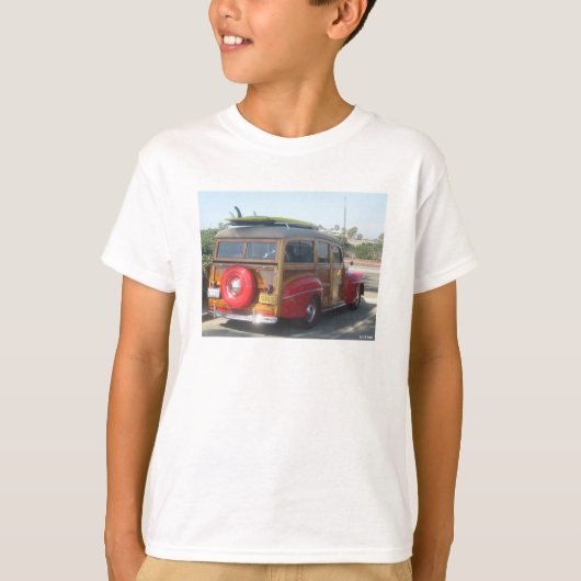 ウッドィーワゴン Tシャツ (正面)