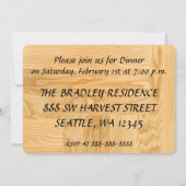 ウッドイヤー・オブ・ザ・ホースカスタム招待状 招待状 (裏面)