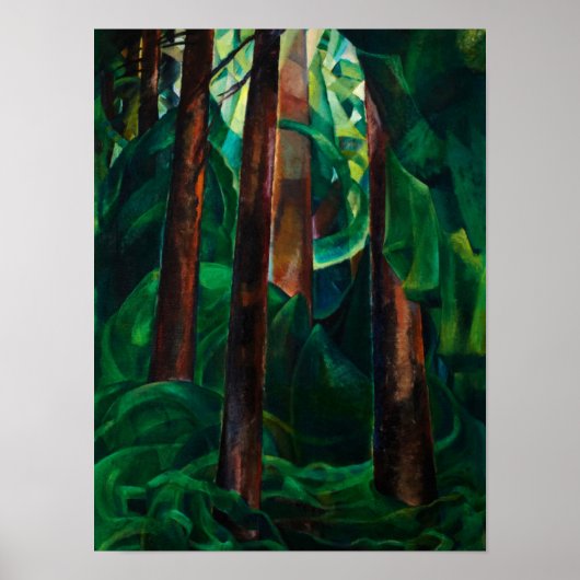 ウッドインテリア, 1930年Emily Carr著 ポスター (正面)