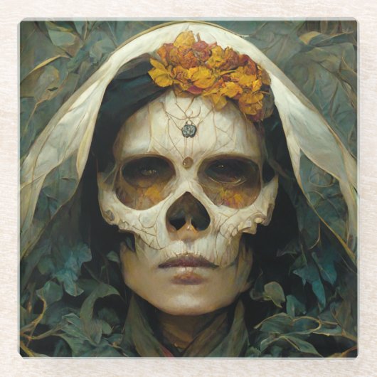 ウッドウィッチ2ファンタジー ガラスコースター (正面)