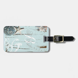 ウッドエレガントブエシーシェルビーチ結婚式 ラゲッジタグ