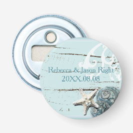 ウッドエレガントブエシーシェルビーチ結婚式 栓抜き